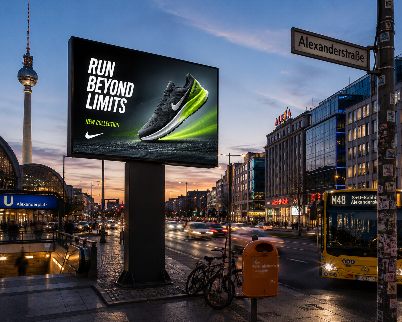 Outdoor LED Billboard Beispiel 1